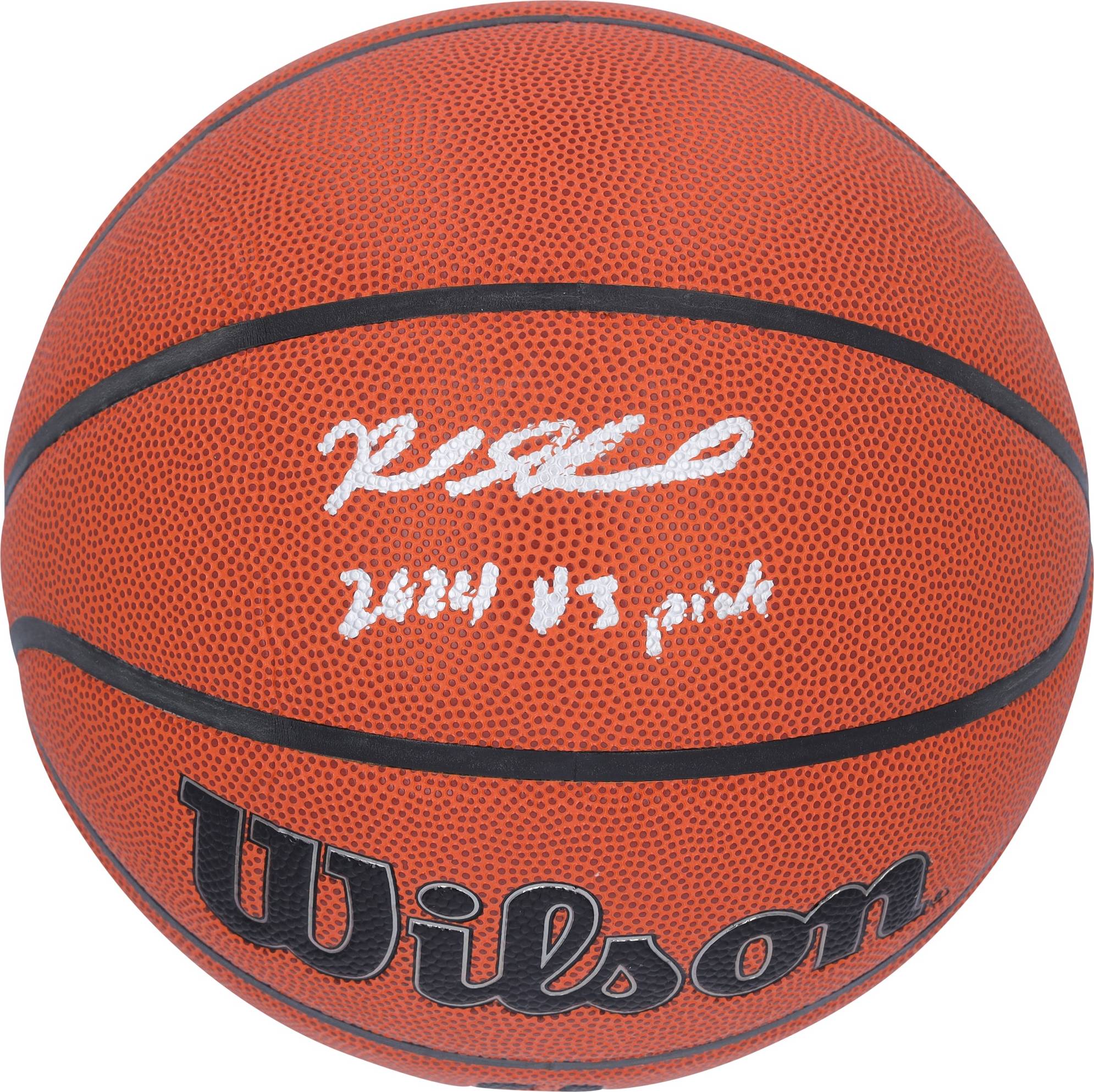 Fanatics Authentic Reed Sheppard Houston Rockets Autographed Wilson Series Basketball