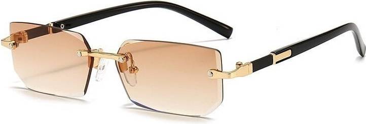 Retro Rimless Fashion Sunglasses Men