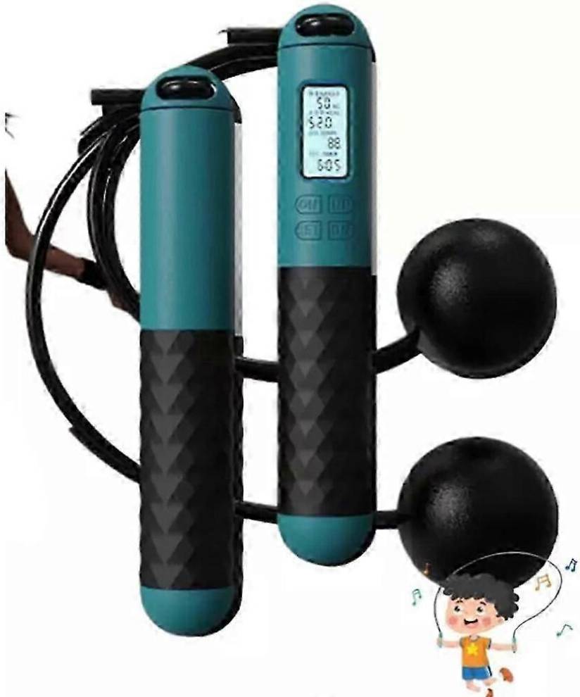 Fitness sjippetov Ropeless Jump Rope With Counter