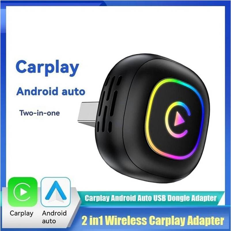 Android carplay wireless 2in1 Wireless Carplay Android Auto Adapter
