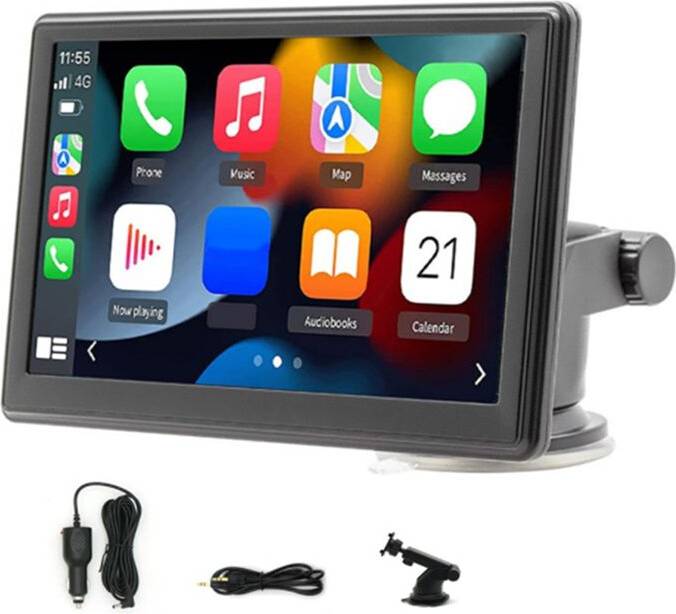 Torribaly 7 Inch Wireless Carplay Android Auto Player