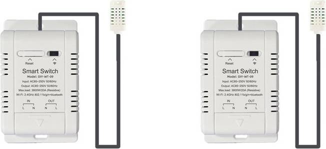 Temperature sensor 1m 2X WiFi Temperature Humidity with 1M Sensor