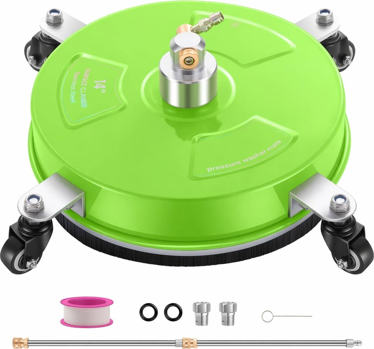 Pressure washer surface cleaner 14 Inch Pressure Washer Surface Cleaner