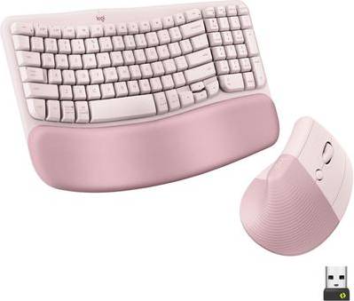 Logitech Wave Keys Lift Combo Rose