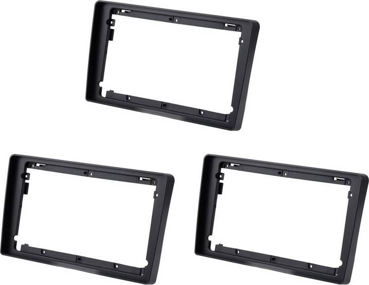 3X 2Din 9 Inch Car Control Fascia Audio Frame