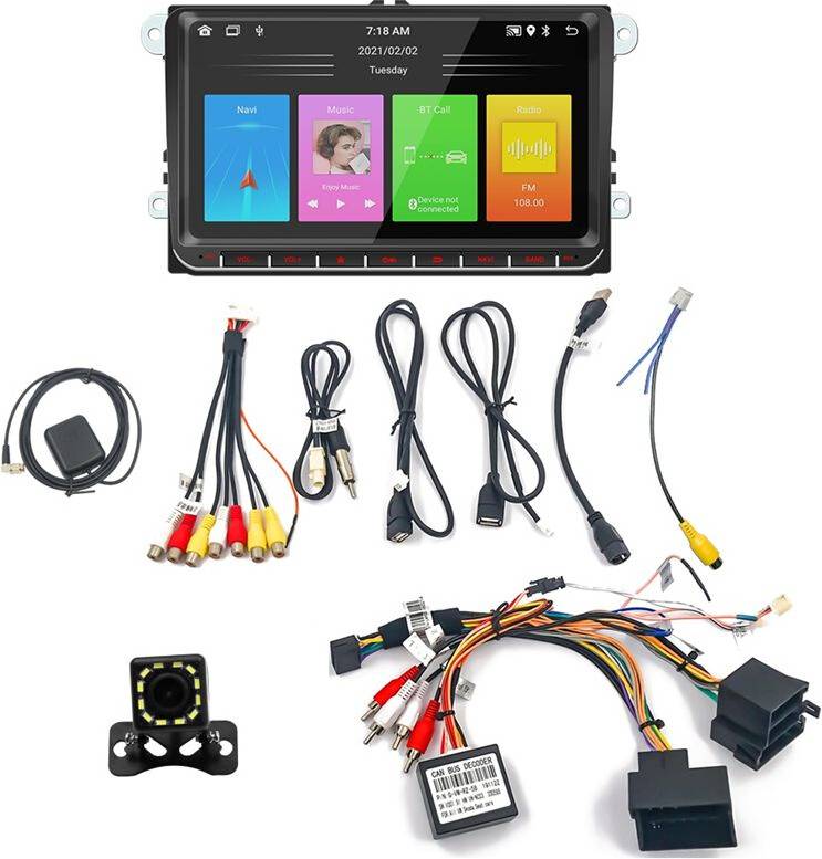 Autoradio Tlily Android Multimedia Player 2Din 9 Inch Autoradio