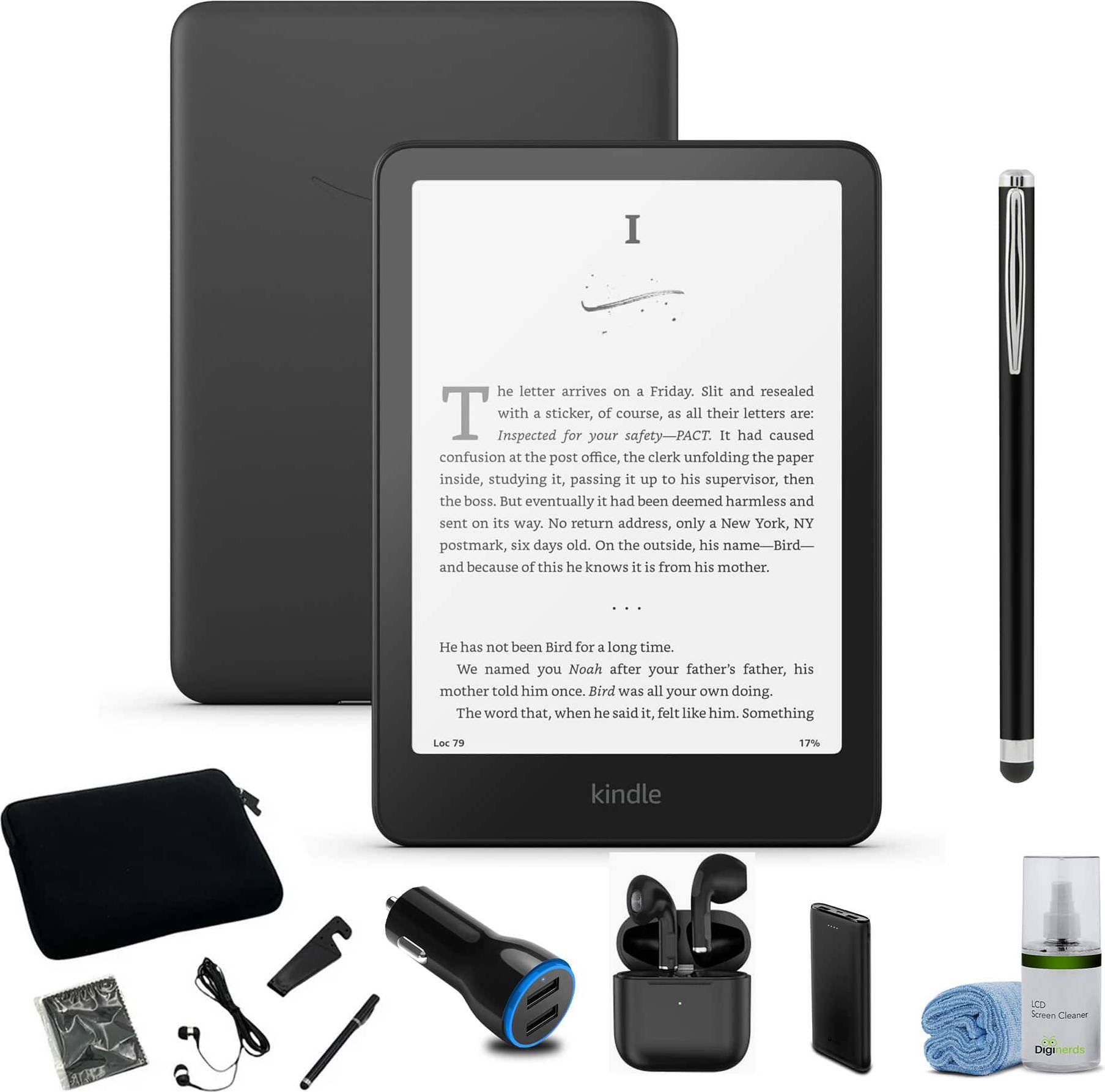 Amazon kindle paperwhite Amazon 7 Inch Kindle Paperwhite Tablet Essentials Starter Kit