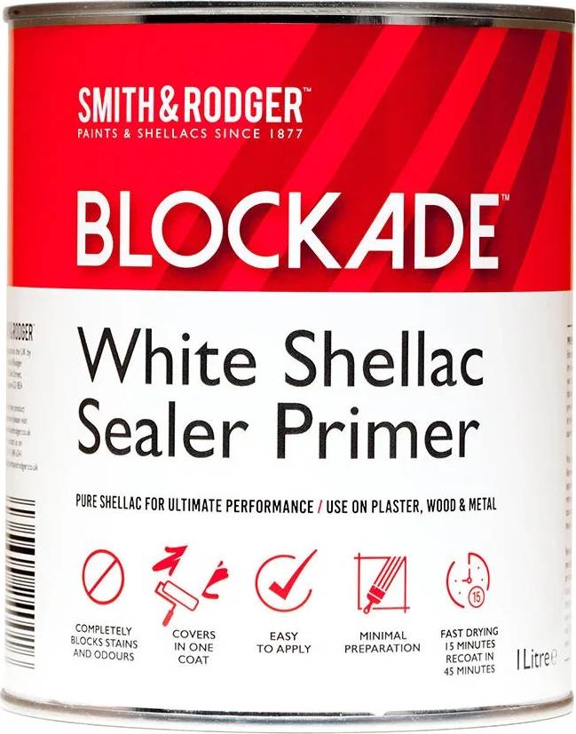 Blockade Shellac White 2.5L Vit