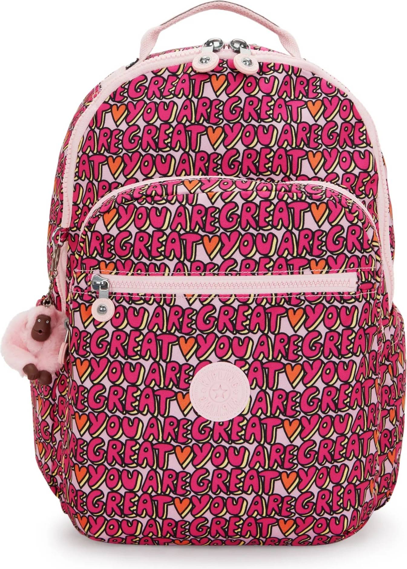 Kipling Seoul Lap Backpack - U R Great Prt