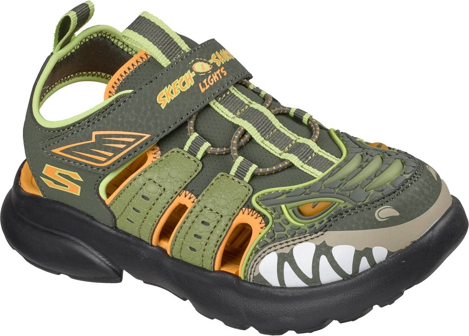 Skechers Olive Razor Splash Raptor Quest