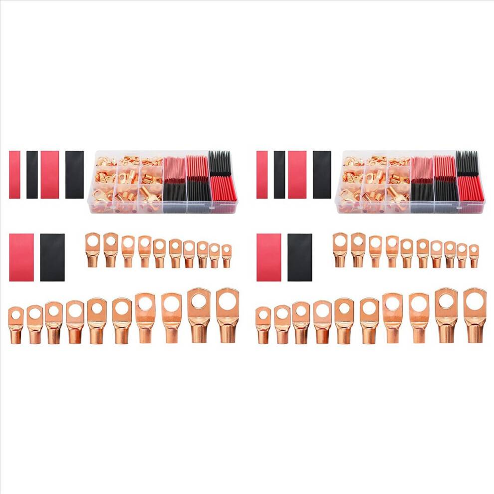 300 Pcs Copper Wire Terminal Connectors Kit