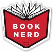 Red Book Nerd Sticker