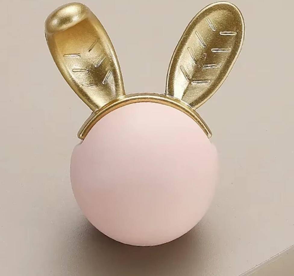 Ceramic Cartoon Cabinet Handles Pink Rabbit Drawer Pulls