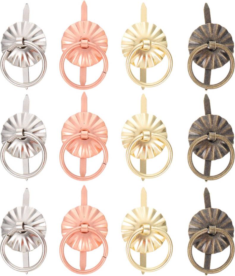 Ohphcall Multi-Color Alloy Gift Box Handles 80pcs
