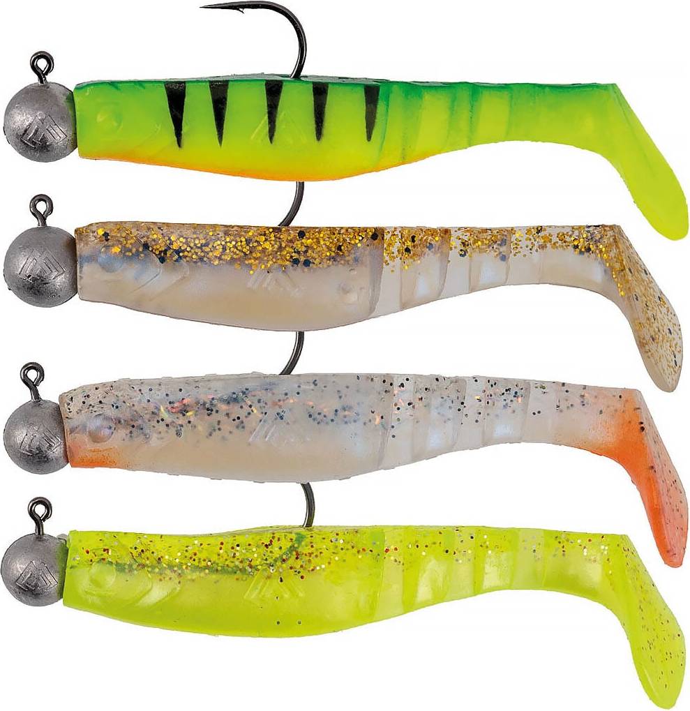 Fishunter Ready Rigged Mix 8cm 4pcs