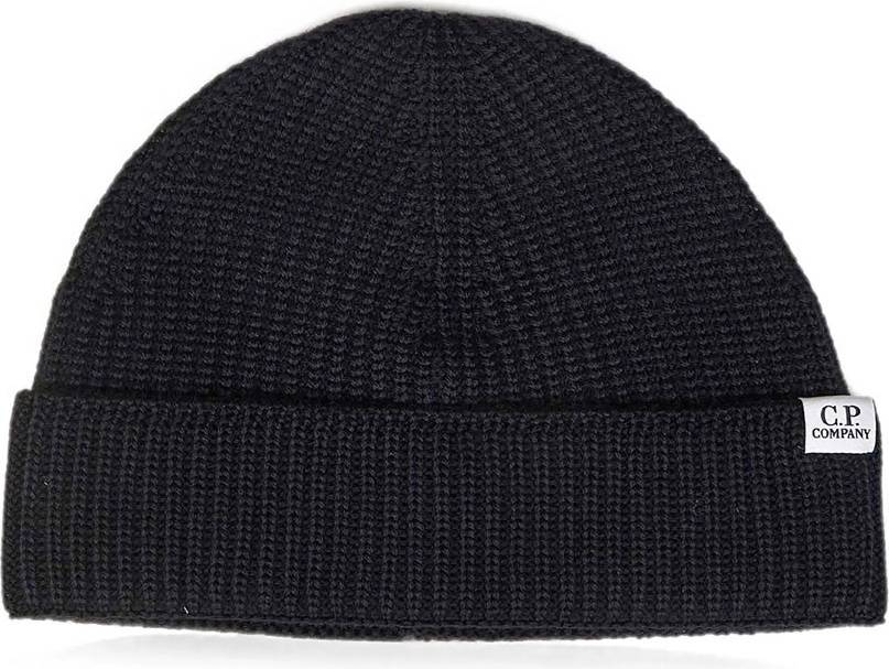 C.P. Company Ribbed Uld Hue - Sort