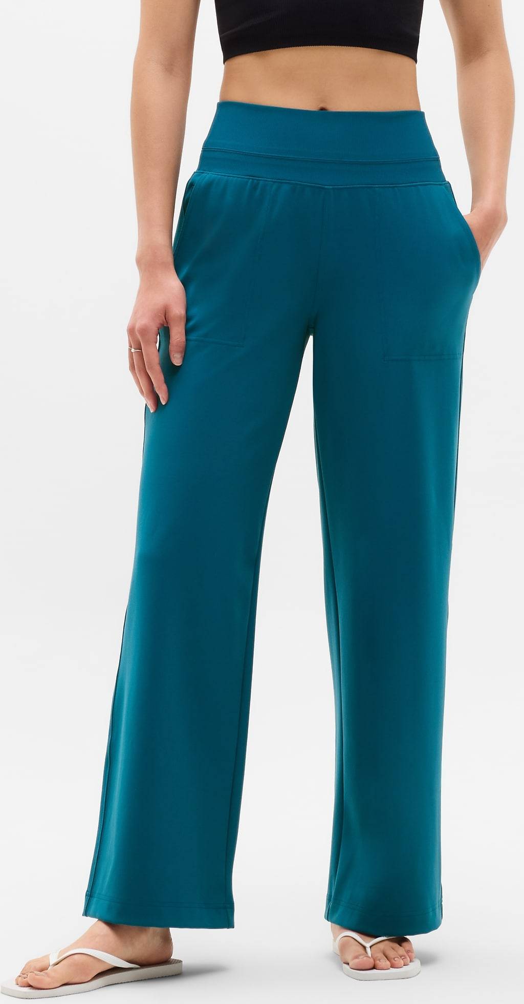 High Rise Wide Leg Pant