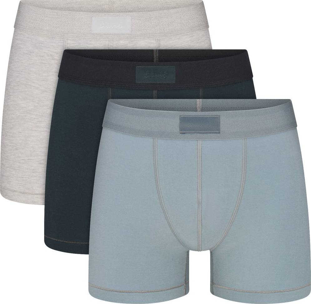 3 Inch Boxer Briefs Three-Pack Verdant Multi - Blue
