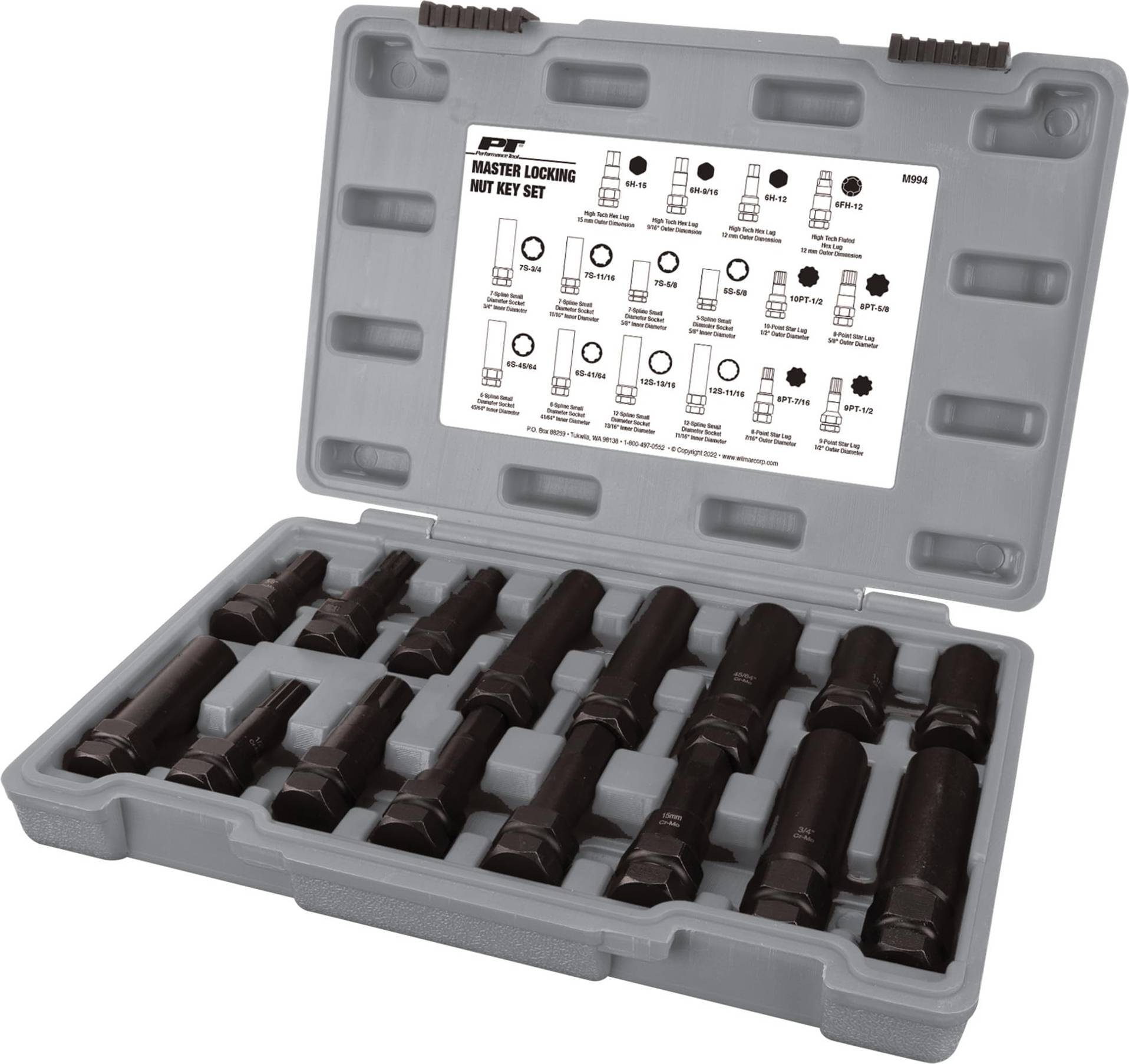 M994 Locking Lug Nut Master Key Set