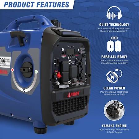 Inverter generator A-iPower Portable Inverter Generator