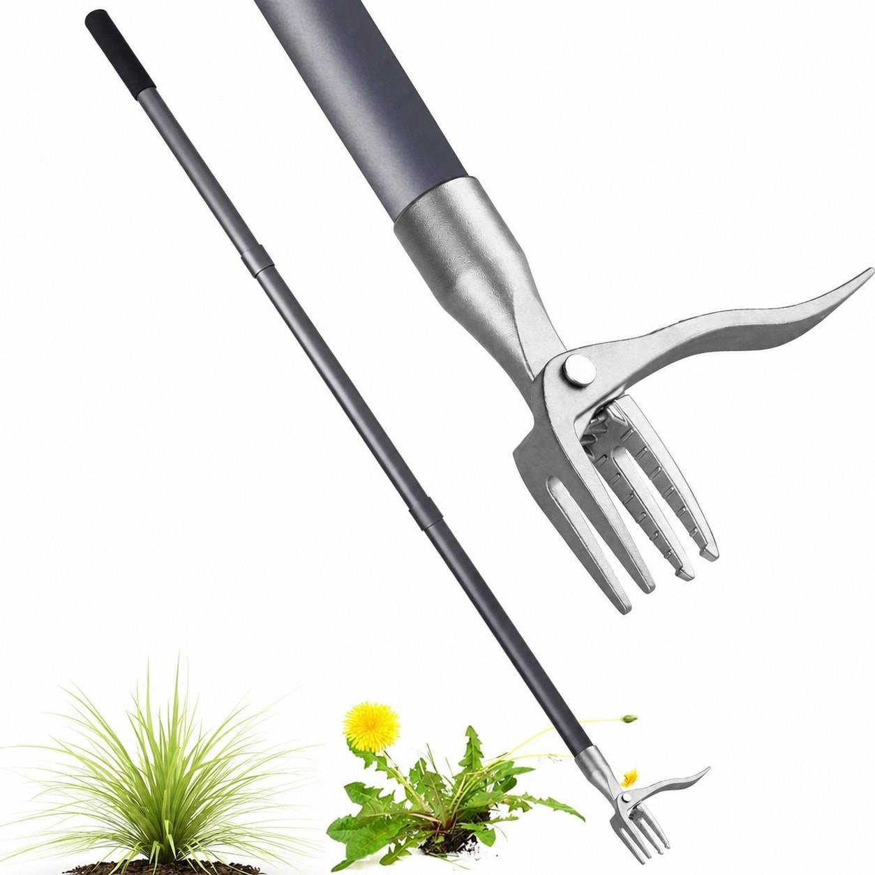 Weed puller tool 52 Inch Stand Up Weed Puller