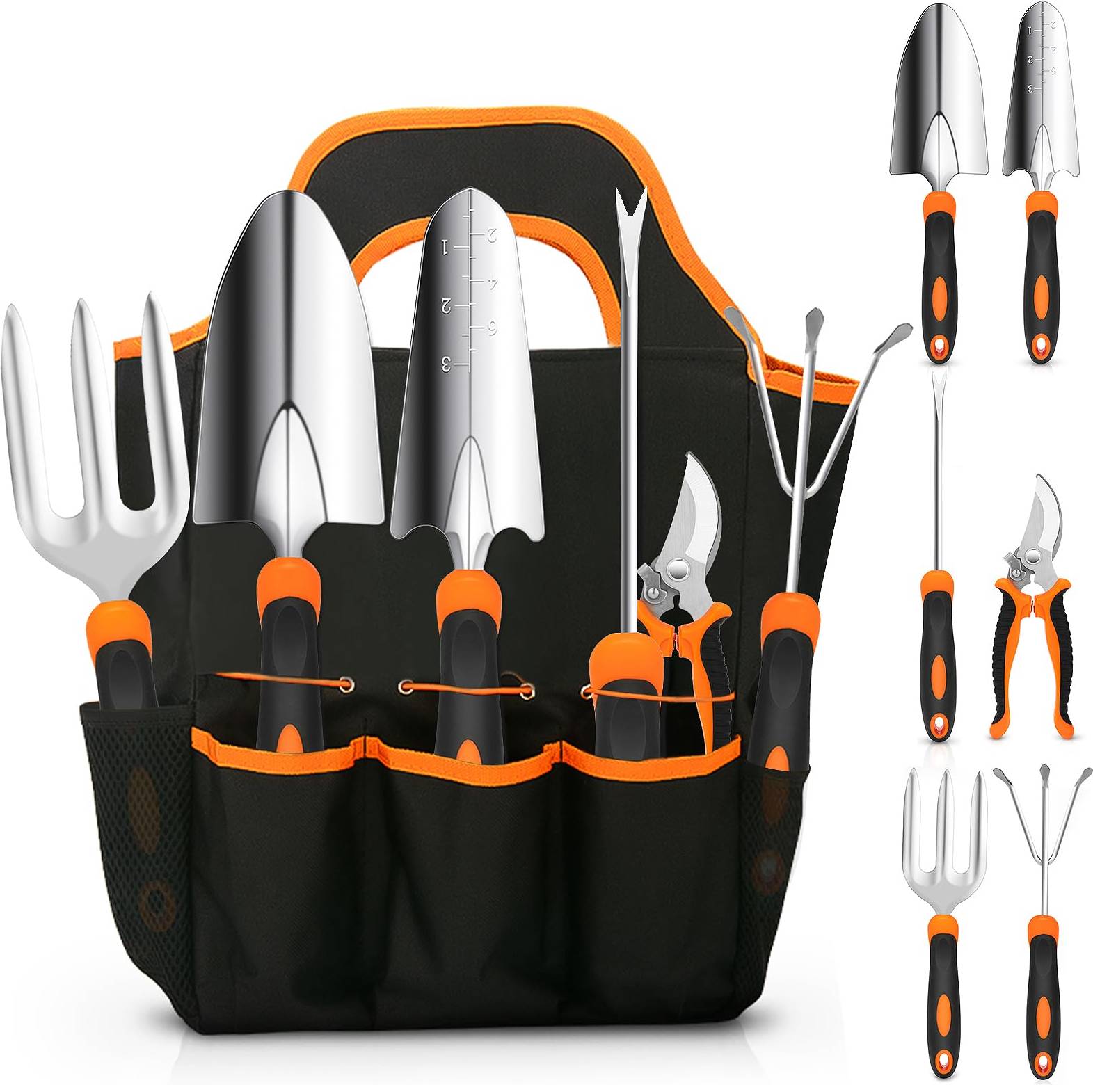 Gardening tools Stainless Steel Gardening Tool Set 7 Piece Kit
