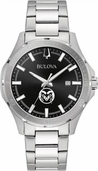 Bulova Black Colorado State Rams Watch