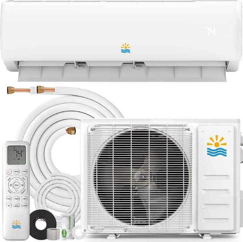 Split air conditioner 11500 BTU Mini Split AC Heating System