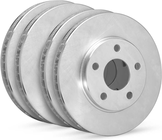 Brake and rotor kit R1 Concepts Front Rear Brake Rotor Kit
