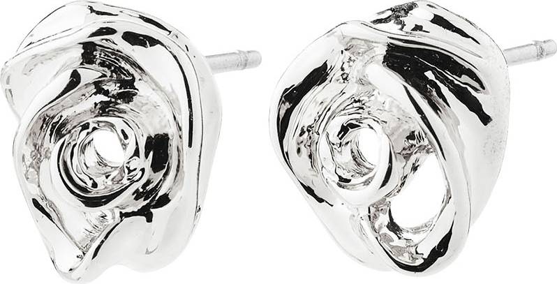 Pendientes Riyan Plateados -