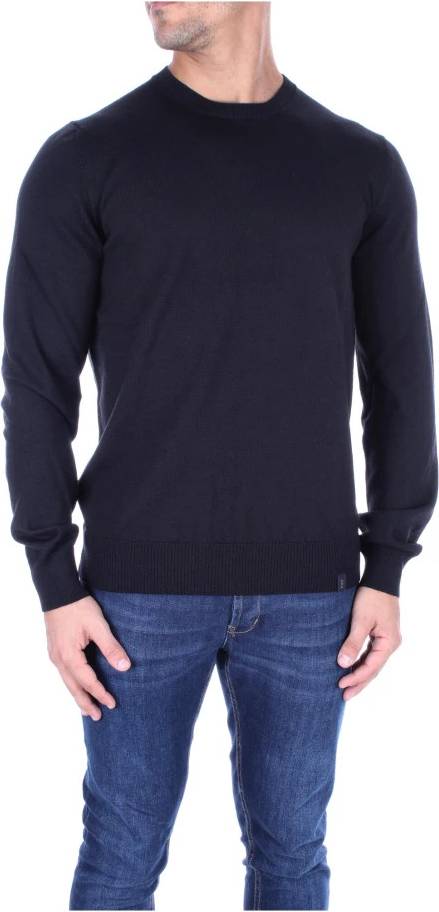 FAY Sort Logo Sweater Sweatshirts - Sort