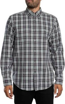 BOSS Ricoplus Herr Skjortor - Open Grey