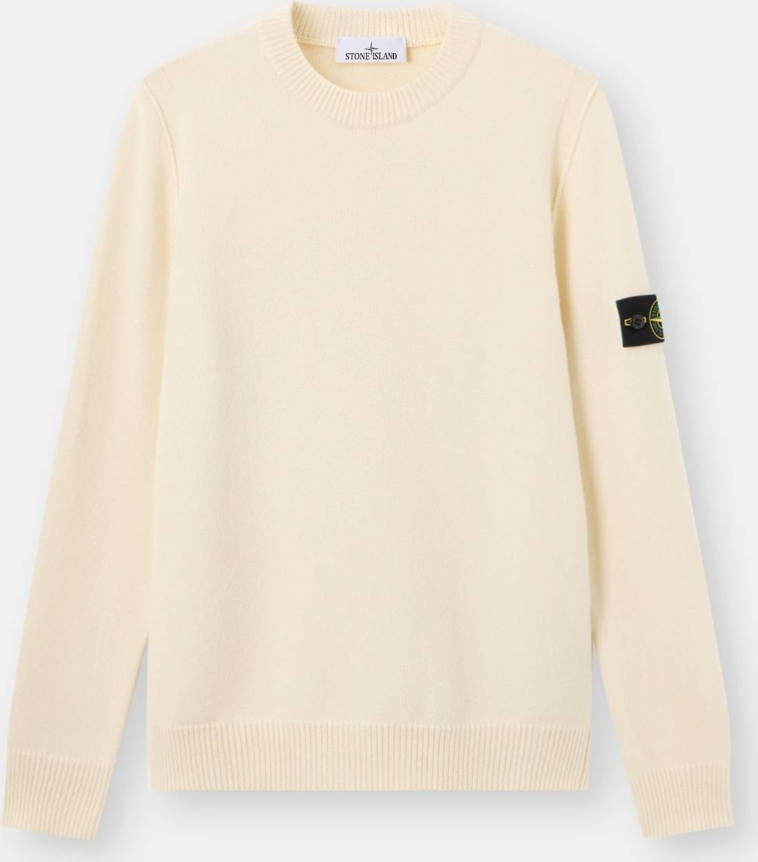 Stone Island Ulltröja Rund Hals Stickade - Herr