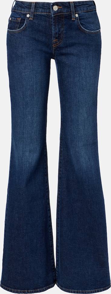 Low-Rise Flared Jeans