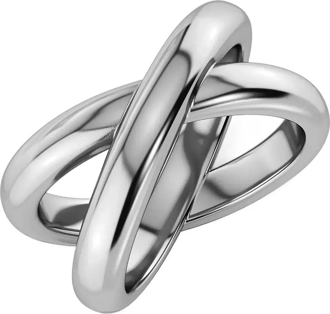 Alexa Ring L Steel Silver