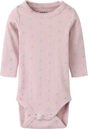 Name It Body L/ä Rib Modal - Violet Ice