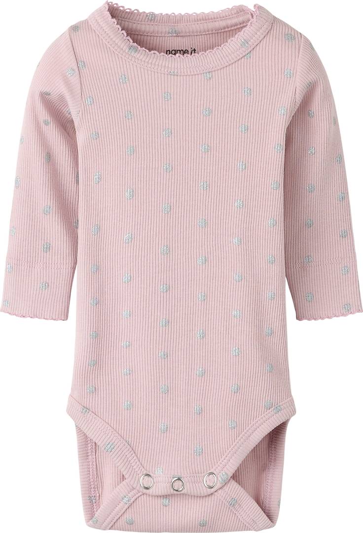 Name It Body L/Æ Rib Modal - Violet Ice