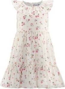 Happy Girls Sommerkleid Rundhals Rundhals Rosa Ecru