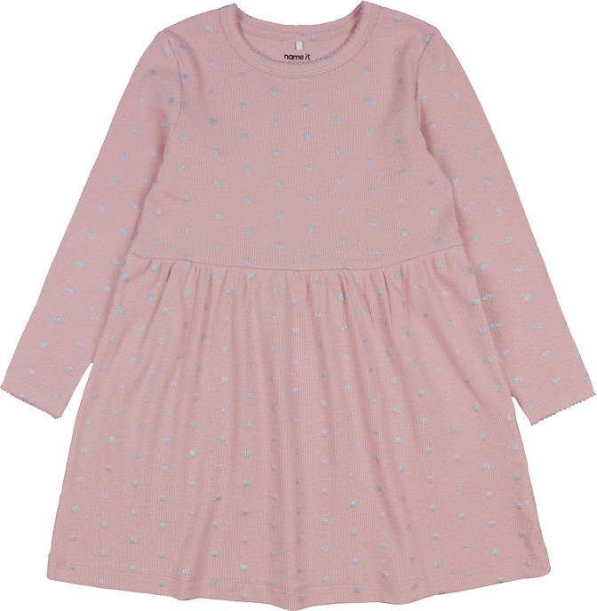 Name It Rib Modal Klänning Violet Ice Silverpri
