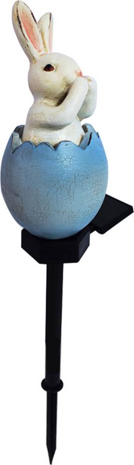 Solar Powered Rabbit Decor Outdoor Garden Statues