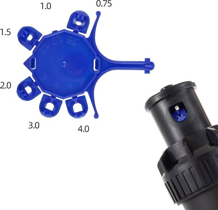 Adjustable Underground Rotating Sprinkler 1/2 Female Thread
