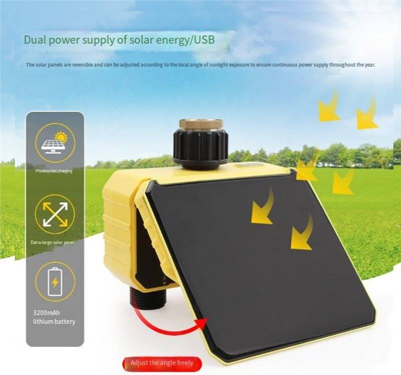 Tuya Wifi Solar Irrigation Timer Automatic Control