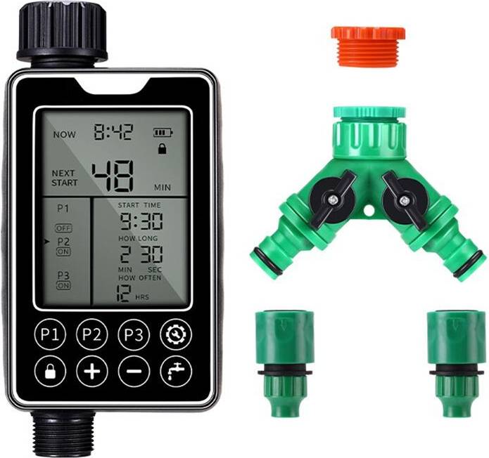 Saudism Automatic Irrigation Controller with LCD Display