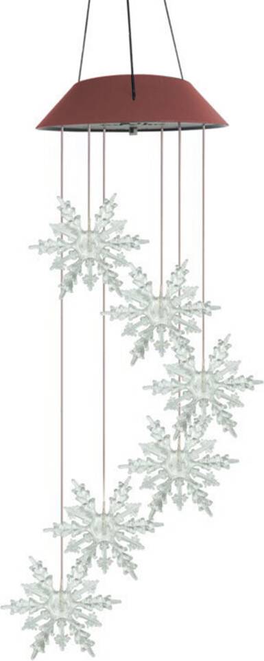 Automatic Light Solar Wind Chime With Color Changing Effect