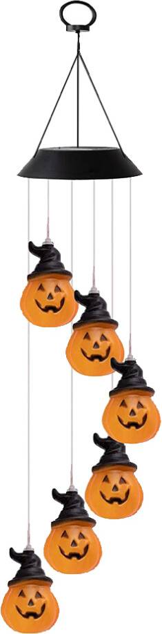 Solar Wind Chime Automatic Light Changing