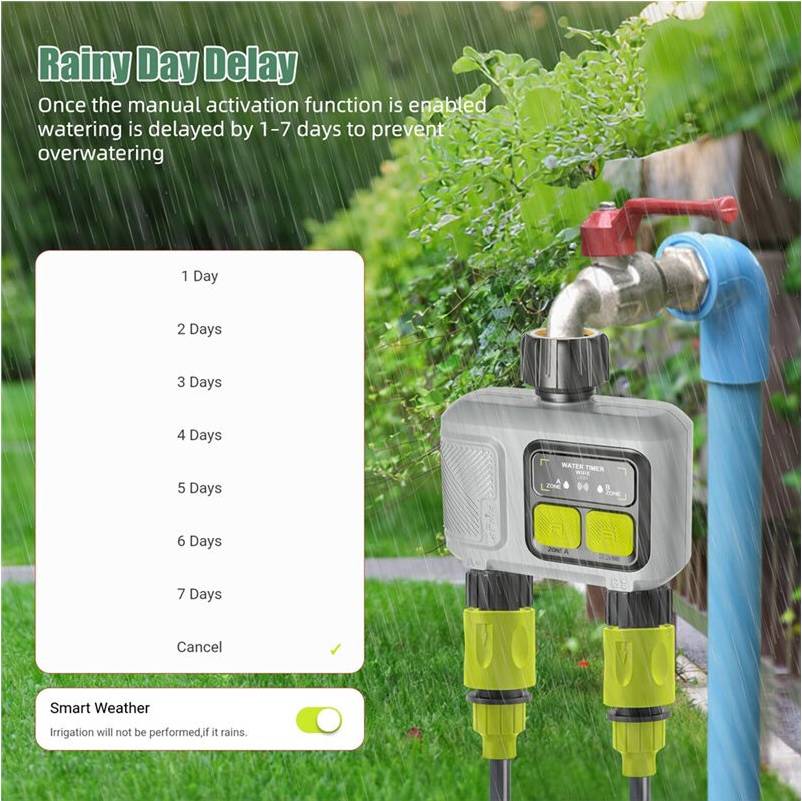 2 Zone WiFi Water Timer App Control
