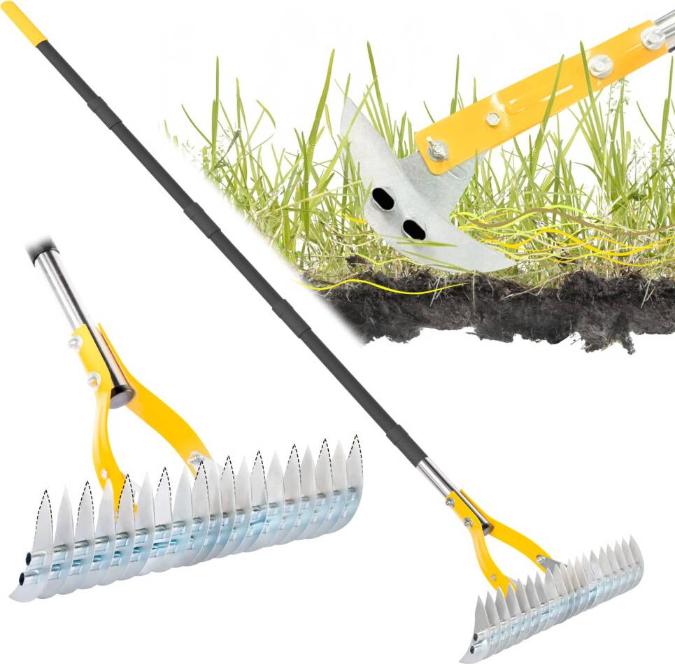 BlumeTrec Thatch Rake 38cm Adjustable Head