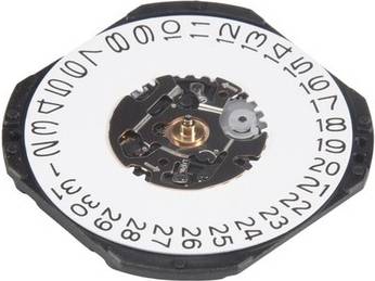 Sodial Quartz Watch Movement Vx42e Date 3 Inch