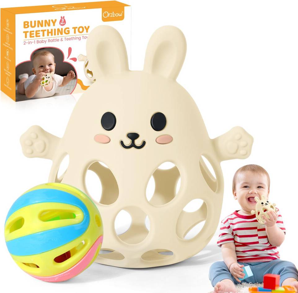 Teething Toy with Rattle