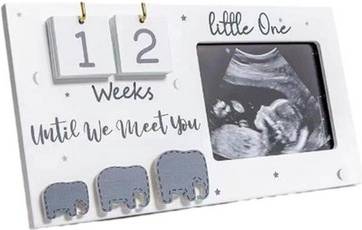 White photo frames Sodial Baby First Scan Photo Frames